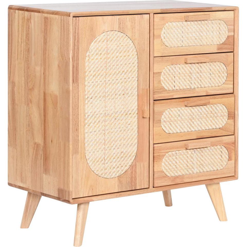 Esprit Natural Kommode + Sideboard, Sideboard Home 73,5 X 35 X 78 Cm (73.50 X 35 X 78 Cm)
