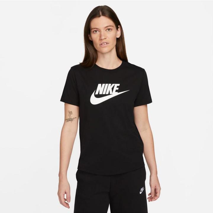 Nike W Nsw Tee Essntl Icn Ftra, Nero XS (XS)