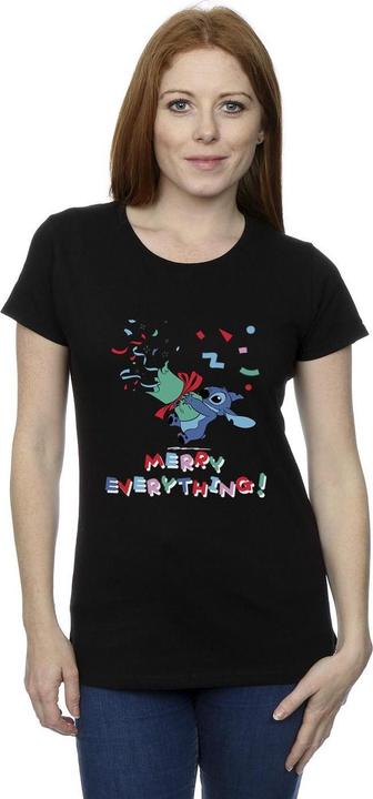 Produktbild Disney Lilo And Stitch Stitch Merry Everything TShirt (M)