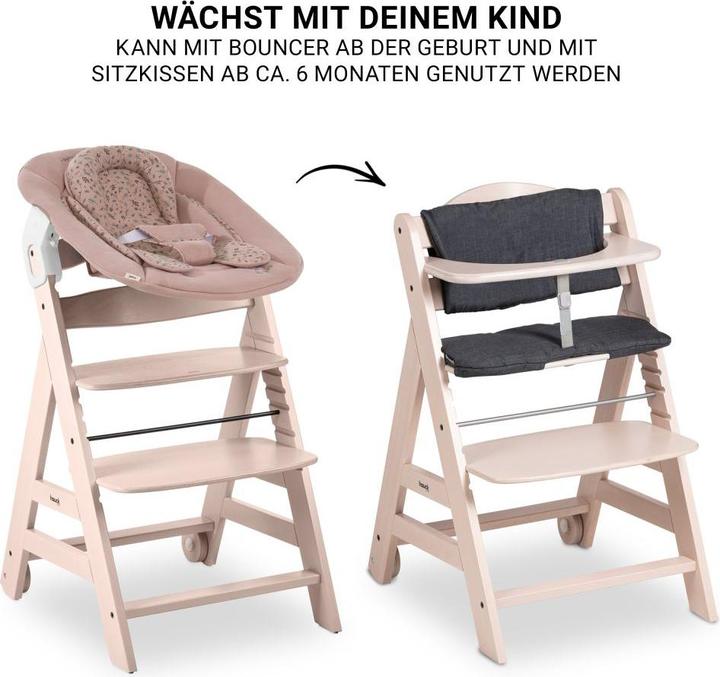 Immagine prodotto Hauck Seggioloni Beta Plus Set neonato 5 pezzi bianco - Seggiolone (Seggiolone)