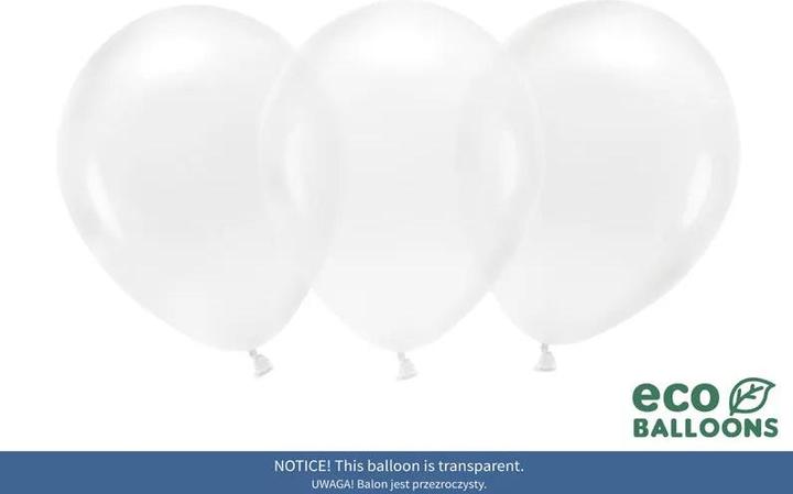 Produktbild Partydeco Luftballons transparent Eco (100 x)