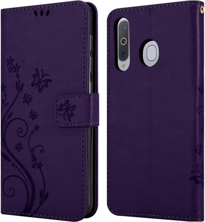 Actual product image Cadorabo Flower Book Cover (Samsung Galaxy A8s)