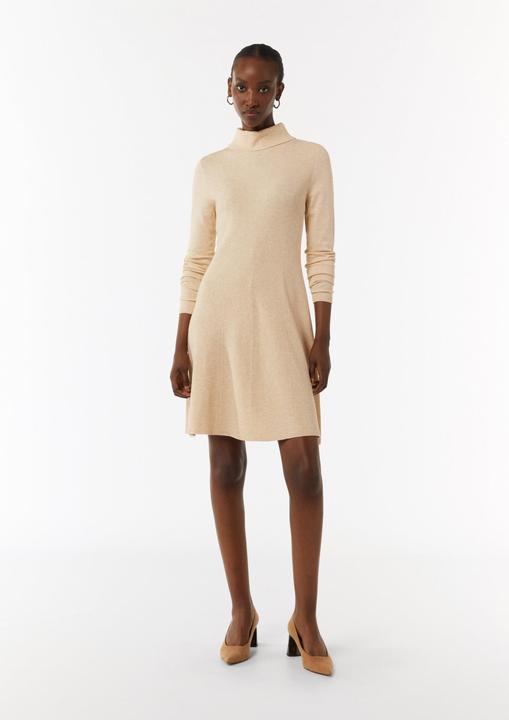 Immagine prodotto Comma Kleid Kurzes Rippstrickkleid mit Turtleneck (44)