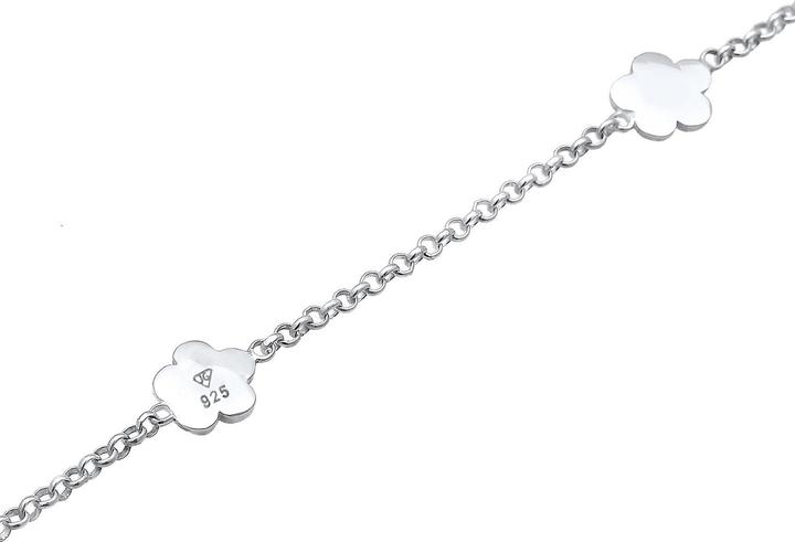 Image du produit Elli Bracelet enfants fleurs floral cristaux argent (14 cm, Cristal de verre, Argent sterling 925)