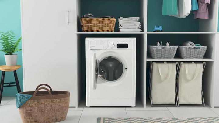 Produktbild Indesit BDE 861483X WK IT N Waschtrockner Freistehend Frontlader Weiss D