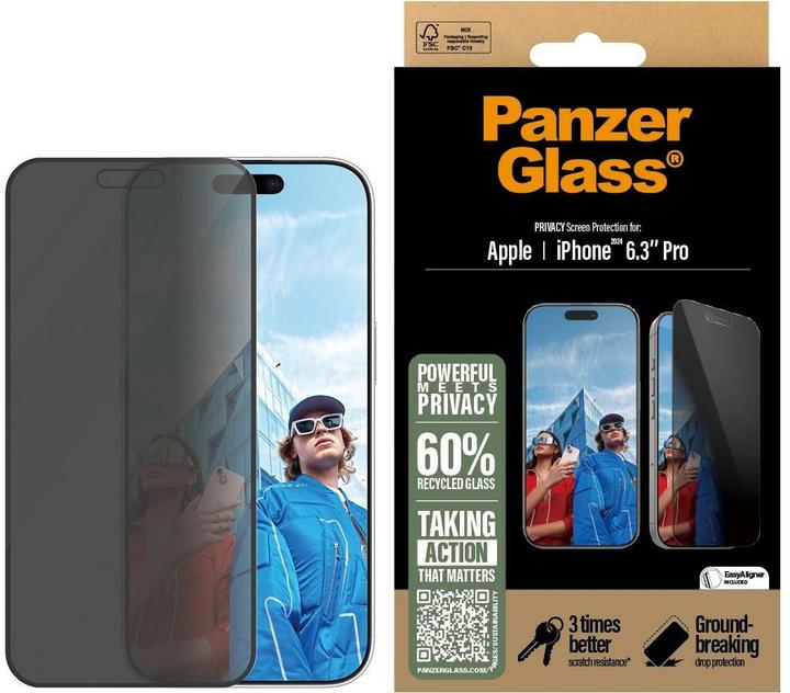 Image du produit PanzerGlass Ajustement ultra-large (1 pièce(s), Apple iPhone 16 Pro)