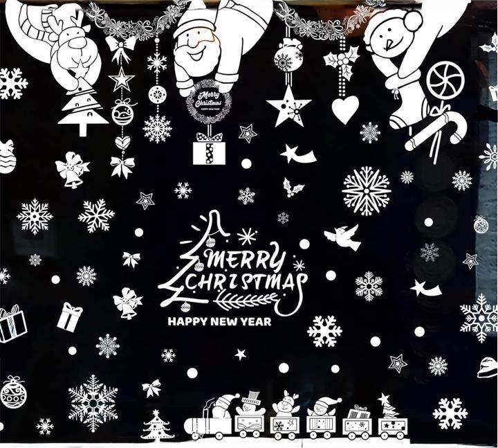 Hermex Christmas stickers Window stickers with festive motifs Christmas stickers
