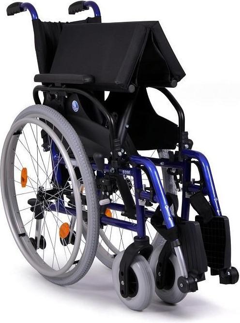 Produktbild Vermeiren Wózek ze stopów lekkich - model D200 szer. siedz. wózka inw. - 40 cm