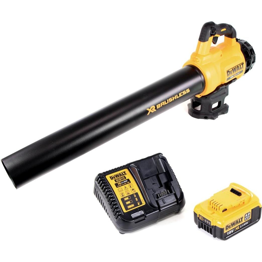Thumbnail - DeWalt, Laubsauger + Laubbläser, DCM 562 M1 18V Li-Ion Akku Gebläse Laubbläser + 1x DCB 182 18V 4,0 Ah Akku + DCB 115 (A...
