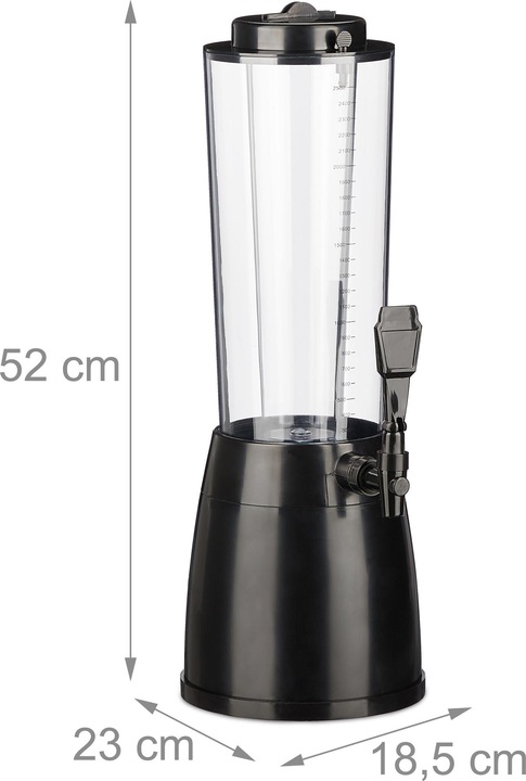Actual product image Relaxdays Beer column