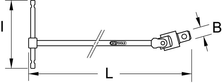 Actual product image KS Tools BRONZEplus T-joint wrench
