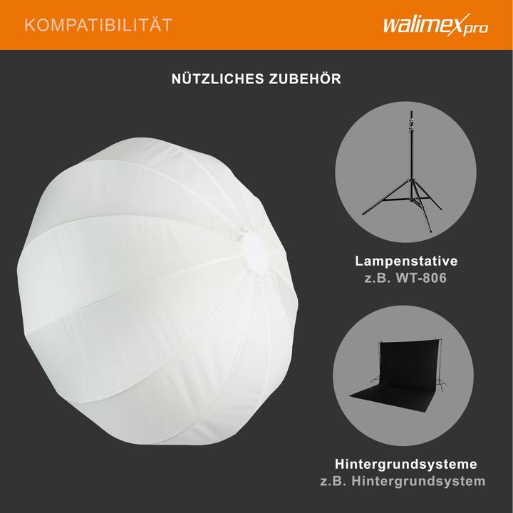 Image du produit Walimex pro Boîte à lumière à ballon essentiel 65 (Boîte à lumière, 65 cm)