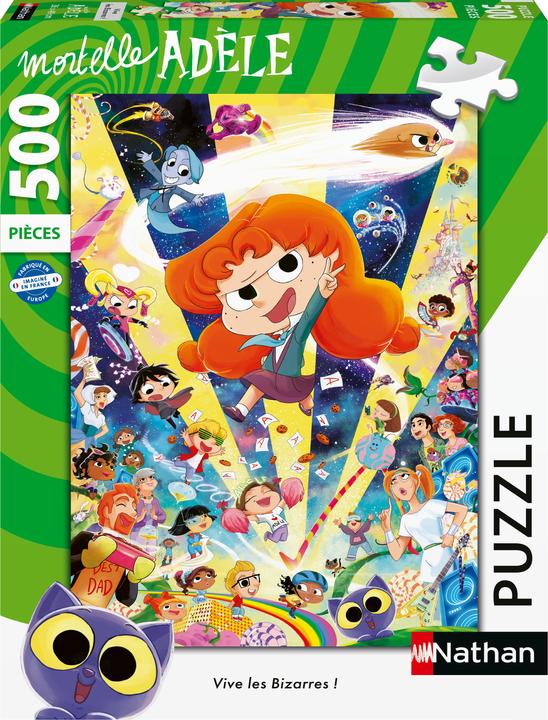 Nathan Puzzle 500 pieces Deadly Adele - Long Live the Weird! (500 Teile)