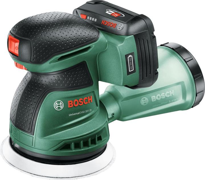 Actual product image Bosch Home & Garden Exzenterschleife UniversalOrbit 18V-20 1x2,0Ah (Eccentric grinder, Sander)