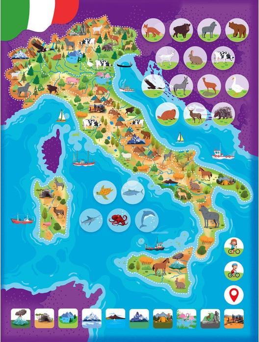 Produktbild Clementoni Italia Magnetic Puzzle