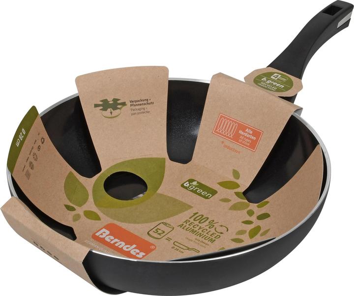 Produktbild Berndes Wok Alu Recycled Induction 28 cm (28 cm, Wok Pfanne, Aluminium)