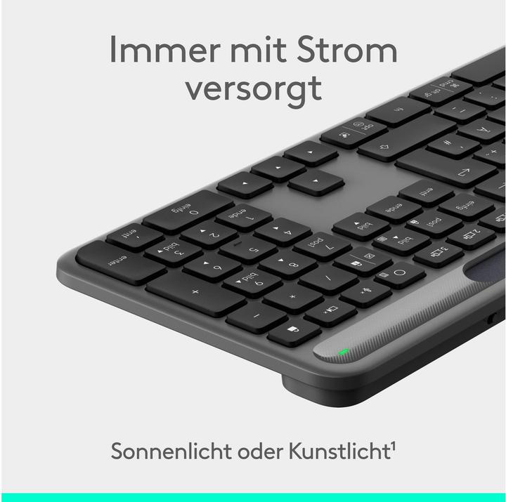 Actual product image Logitech Slim Solar+ (CH, Wireless)