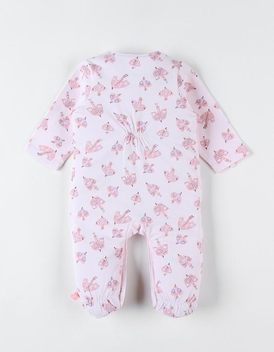 Immagine prodotto Noukies Tutina in jersey con uccelli rosa taglia 80 (80)