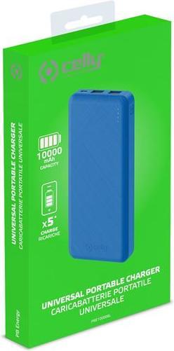 Actual product image Celly Powerbank (10000 mAh, 37 Wh)