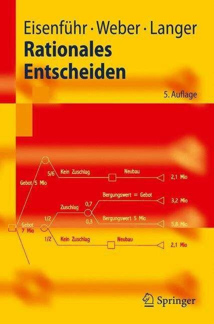 Produktbild Rationales Entscheiden (Deutsch, Martin Weber, 2011)