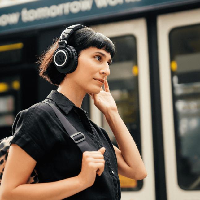 Actual product image Audio-Technica ATH-M50xBT2 (No noise cancelling, 50 h, Cable, Wireless)