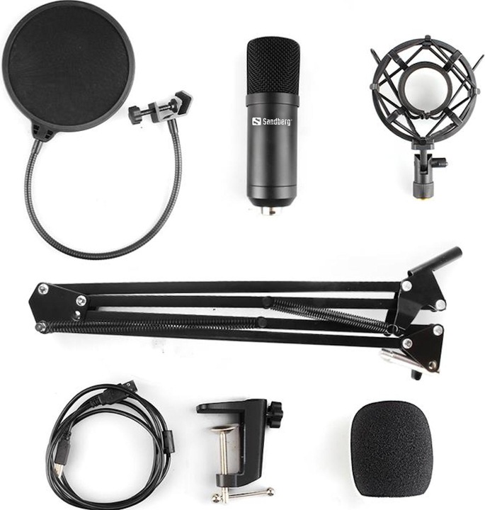 Actual product image Sandberg Streamer USB Microphone Kit