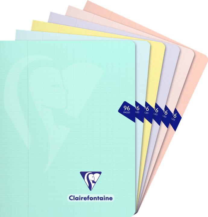 Assorted colours, Eisblau, Koralle, Minzgrün, Puderrosa, Sortiert, topasgelb