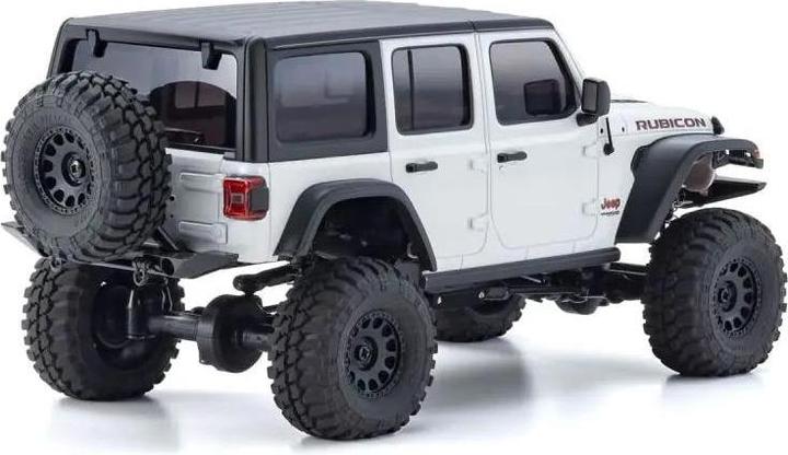 Actual product image Kyosho Scale Crawler Mini-Z Jeep Wrangler Rubicon White ARTR, 1:24 (RTR Ready-to-Run)