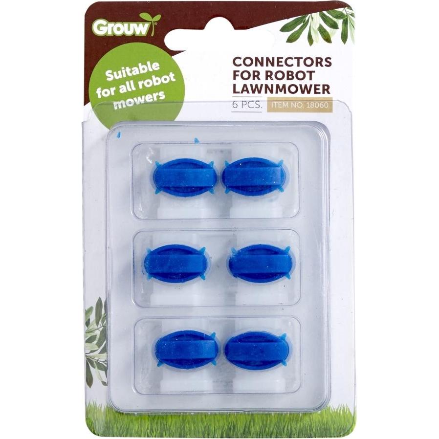 Grouw, Accessori per macchinari da giardino, Manicotti Di Montaggio Confezione Da 6 Pezzi T/Robot (Installazione del robot tosaerba)
