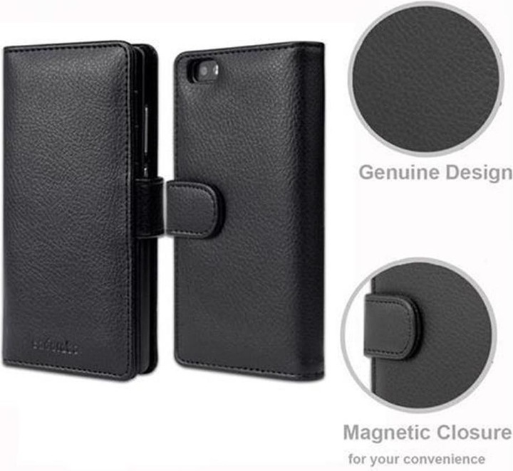 Actual product image Cadorabo Book with 3 card slots cover (Huawei P8 Lite)