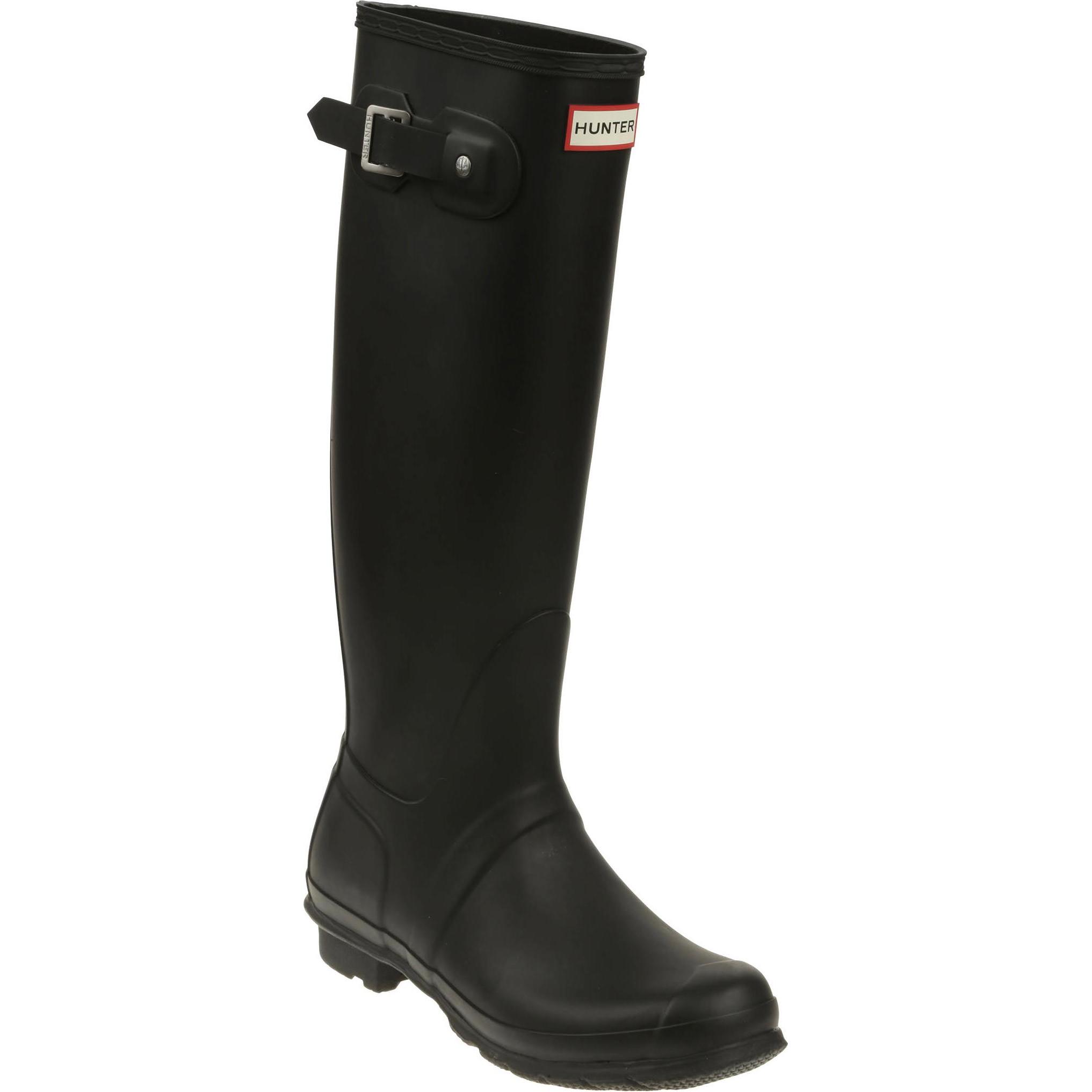 Thumbnail - Hunter, Damen, Gummistiefel, Original Tall Matte Wellington, Schwarz, (39)