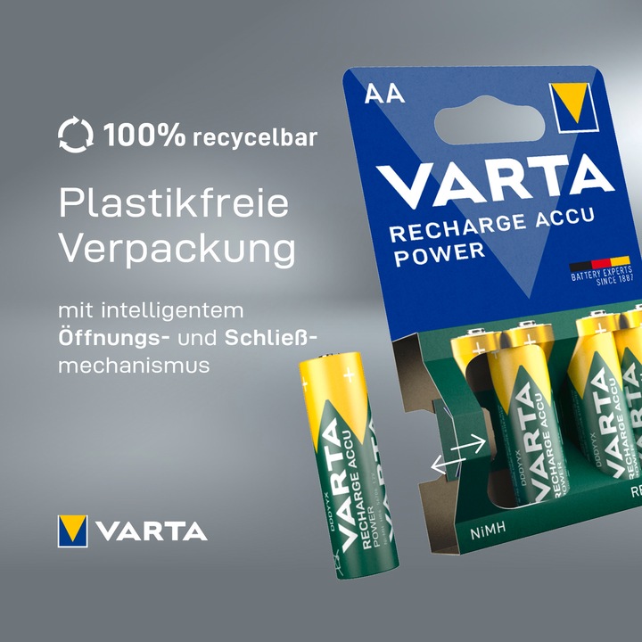Productafbeelding Varta Accu Power opladen (4 Pcs., AAA, 800 mAh)