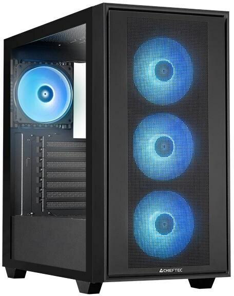 Image du produit Chieftec Hunter 3 GS-03B-OP (schwarz, Tempered Glass) (E-ATX, Mini-ITX, mATX)