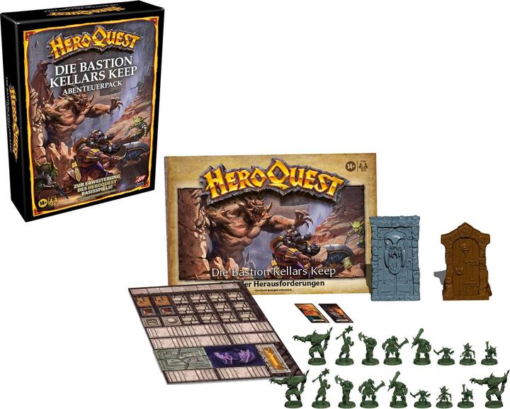 Actual product image Hasbro Gaming HeroQuest The Bastion of Kellars Keep adventure pack, ages 14+, HeroQuest base game... (German, 2 - 5 Players)