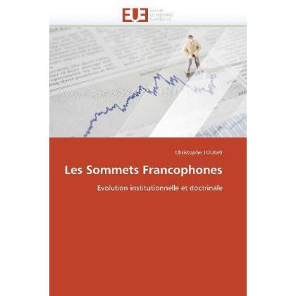 Les Sommets Francophones, Fachbücher von Christophe Tougri