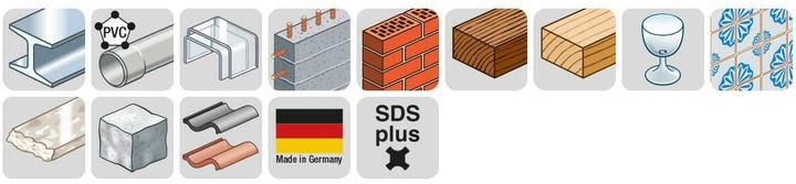 Actual product image kwb SDS Plus All Purpose Hammer Drill 5x 110 mm (5 mm)