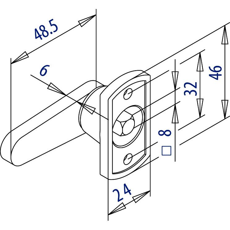 Fuhr, Allestimento mobili, Punzone a mandrino 574 (1 pz.)