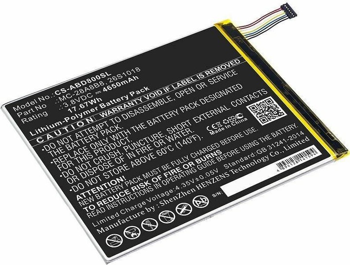 Immagine prodotto CoreParts Batteria per tablet Amazon (Accumulatore di carica elettrica)