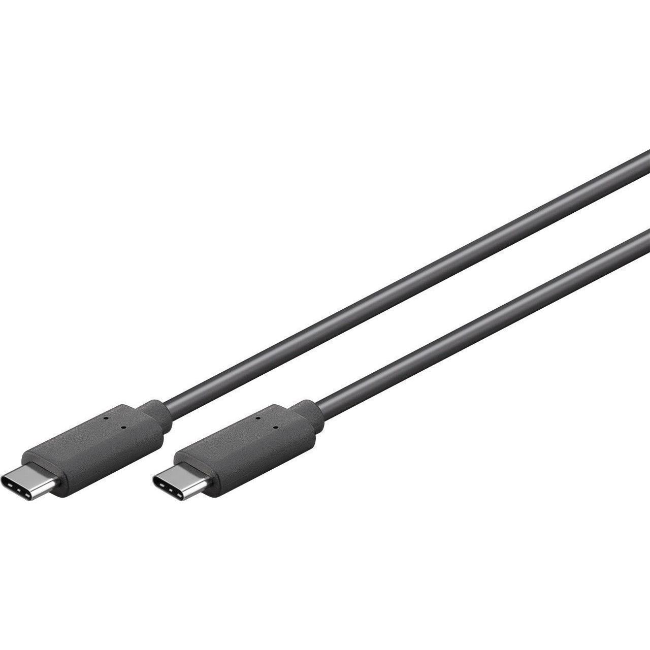 Thumbnail - MicroConnect USB3.2CC1 USB Kabel 1 m 3.2 Gen 2 (3.1 Gen 2) USB C Schwarz (1 m, USB 3.2 Gen 2), USB Kabel