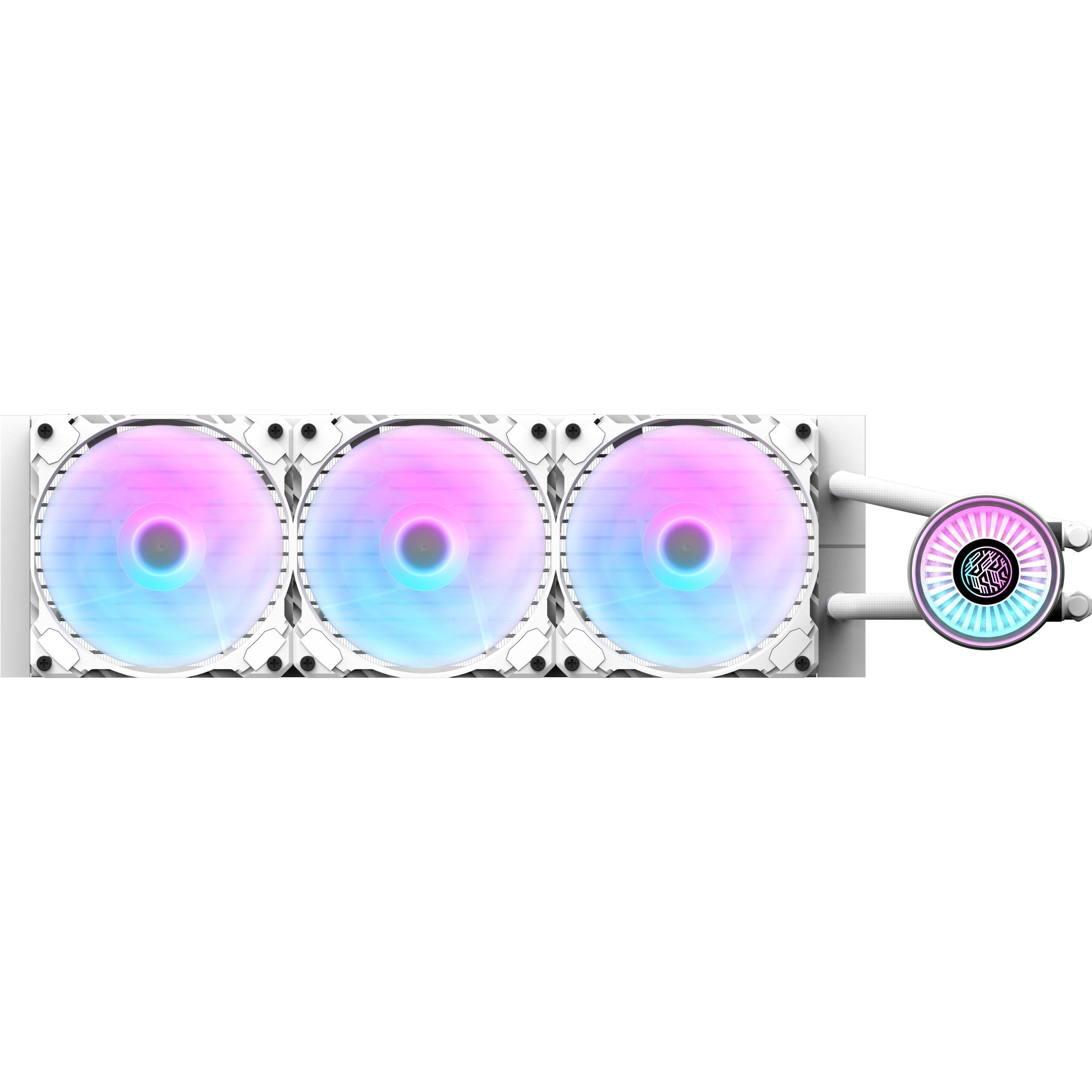 Darkflash Tech Disipador Ref Liquida Darkflash Dn360 Blanca, Raffreddamento ad acqua CPU, Bianco