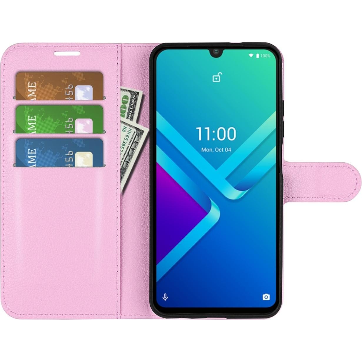 Thumbnail - Screenguard Wiko Y82 Leather Guard Lederhülle (Wiko Y82), Smartphone Hülle, Rosa