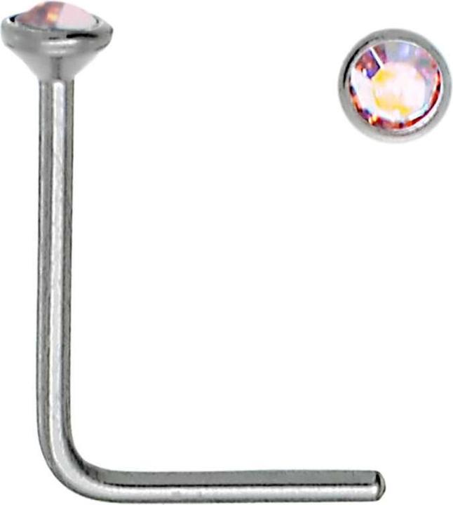 Image du produit Bijouteria Piercing nez (Acier inoxydable, Cristallin)