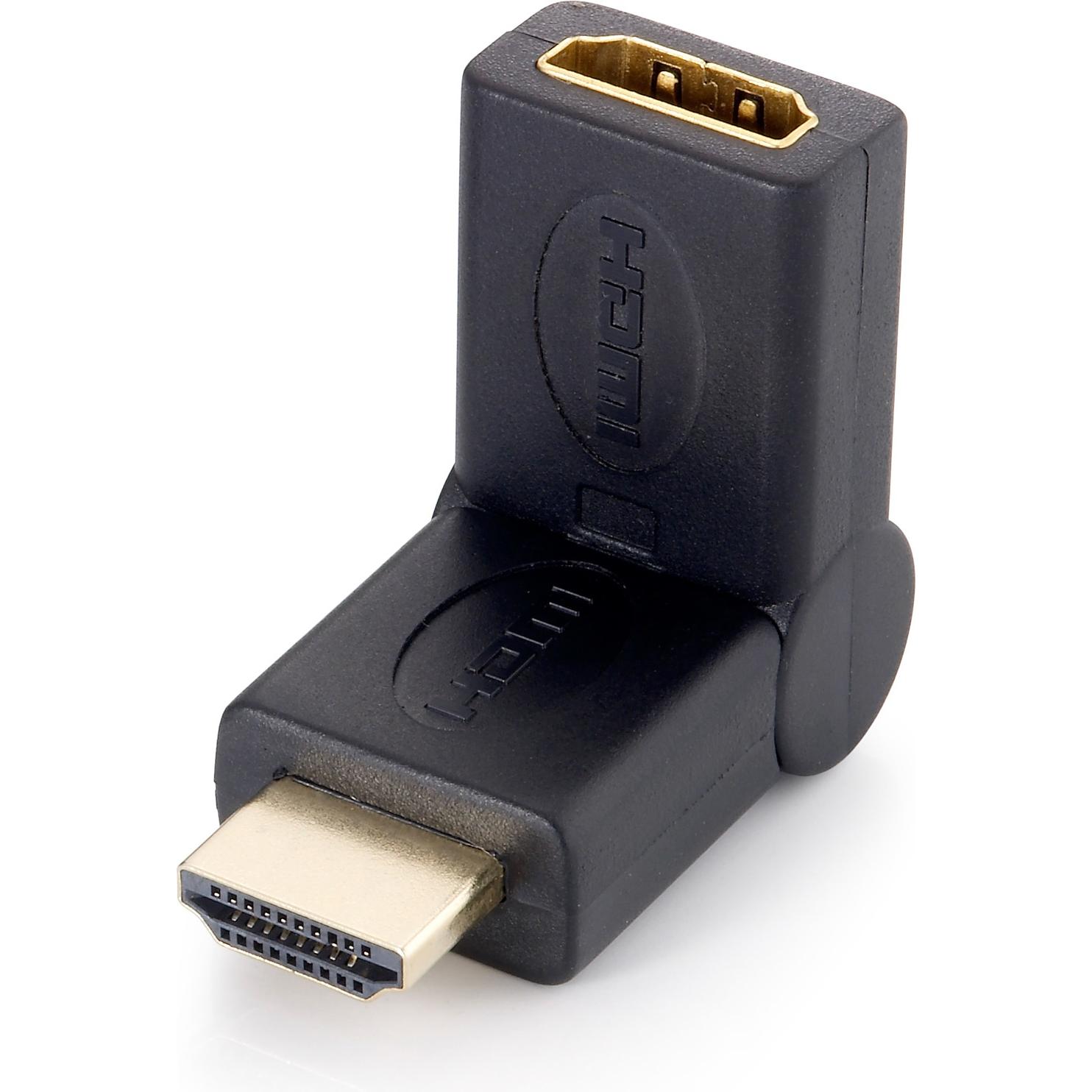 equip HDMI zu (HDMI, 7 cm), Data + Video Adapter, Schwarz