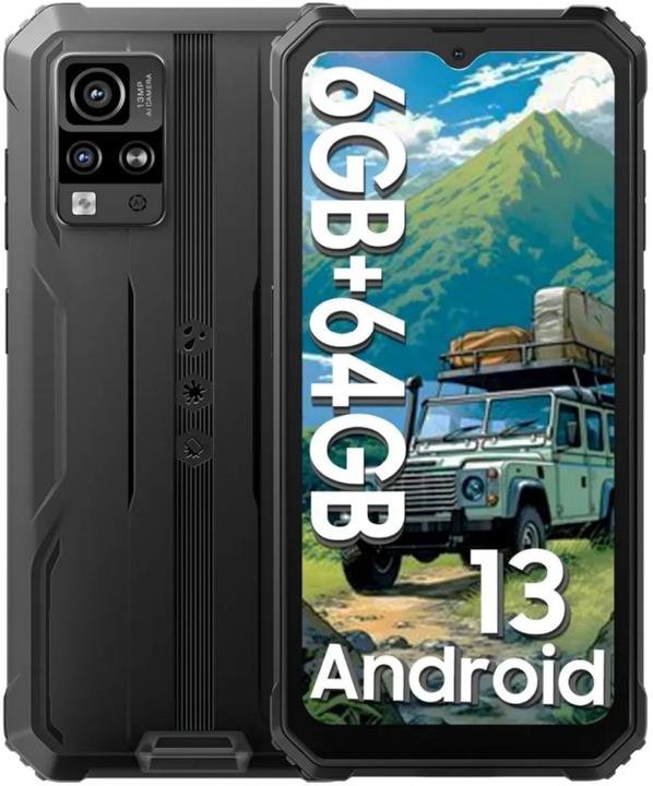 Image du produit Blackview BV4800 (64 Go, Noir, 6.56", Double SIM, 4G)