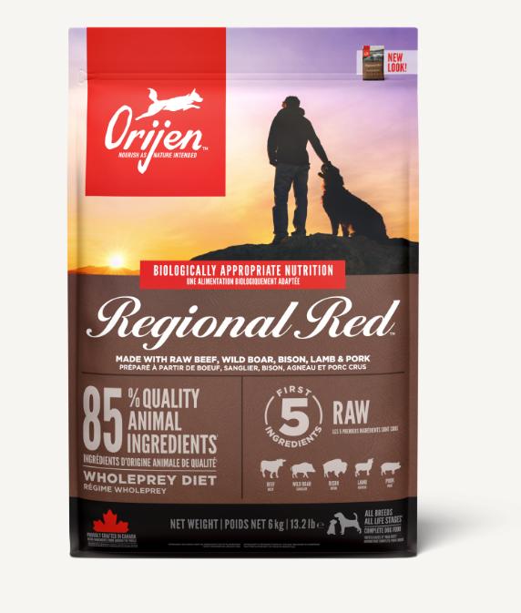 Actual product image Orijen Regional Red Dog (Adult, 1 pcs., 6000 g)