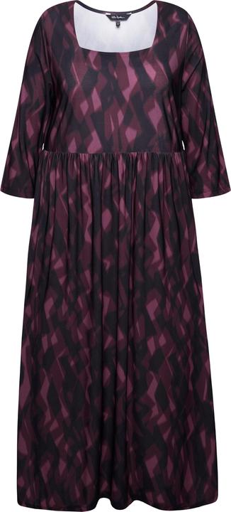 Produktbild Ulla Popken Jerseykleid, A-Linie, Alloverprint (62)