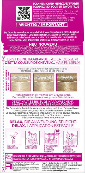 Produktbild L'Oréal Paris Casting Creme (1010 Sehr Helles Perlblond)
