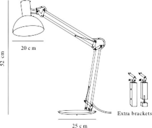 Produktbild Nordlux Tischleuchte Arki E27, Schwarz (E27)