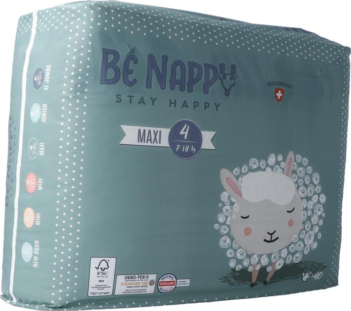 Actual product image Be Nappy diaper (Size 4, 40 pcs.)