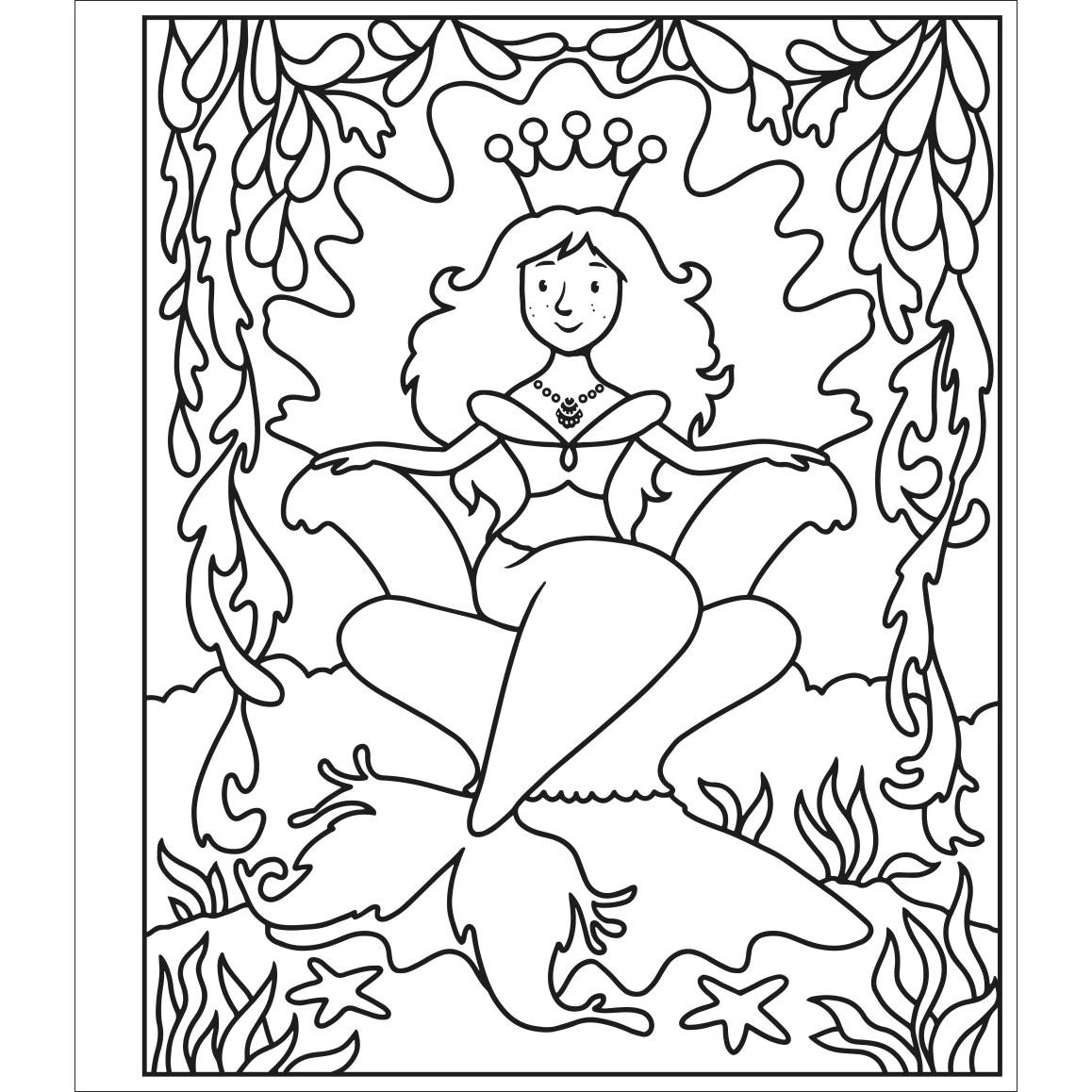 Thumbnail - Usborne Publishing Mein Farbenzauber-Malbuch: Meerjungfrauen